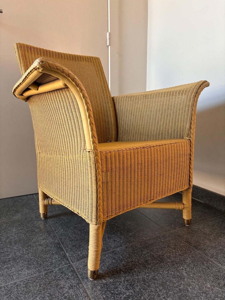 zetel in Rotan Lloyd Loom Collection, Maison & Meubles, Enlèvement, Utilisé, Osier ou Rotin, Une