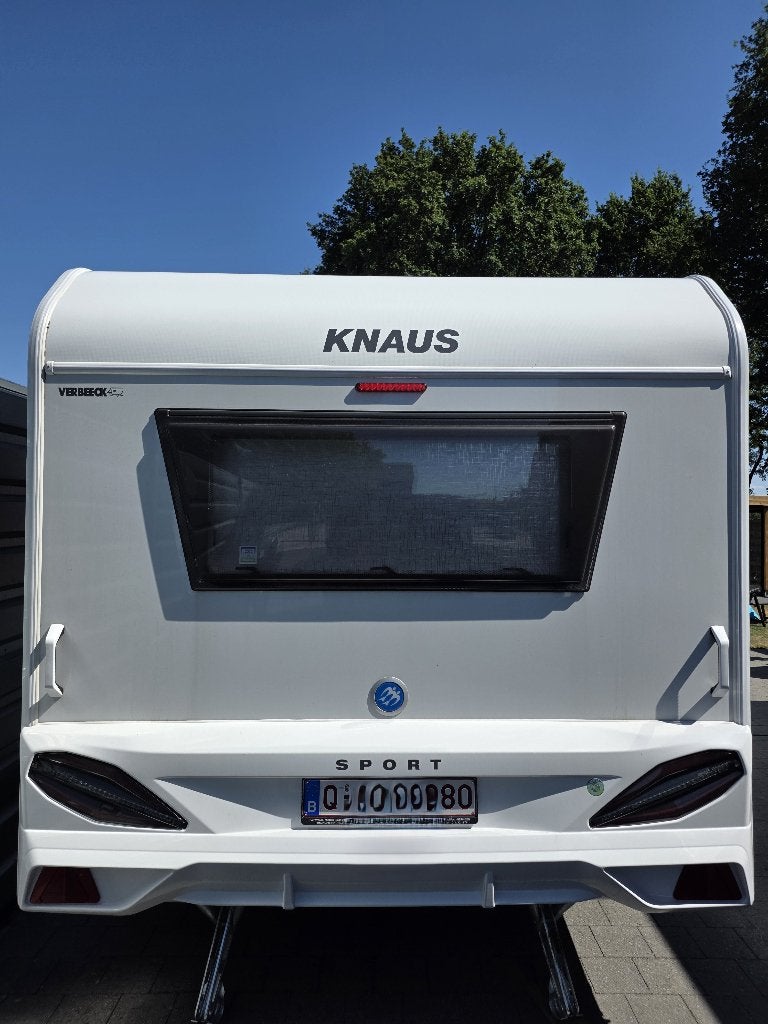 Knaus Sport 460 EU, 6/2025, lengtebedden, 2x gebruikt!, Schokbreker, 2 aparte bedden, Rondzit, Particulier