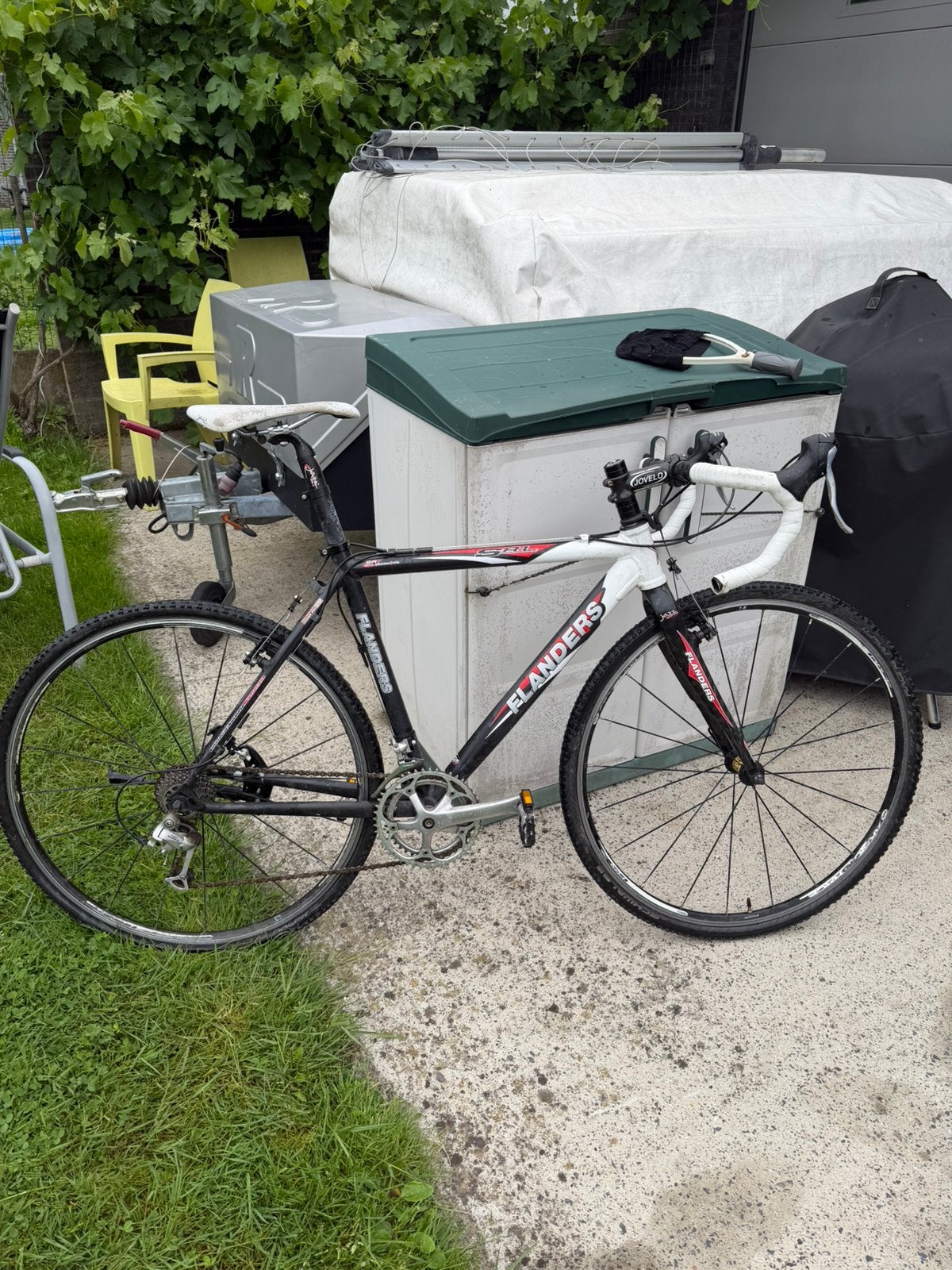 Flanders koersfiets, Ophalen