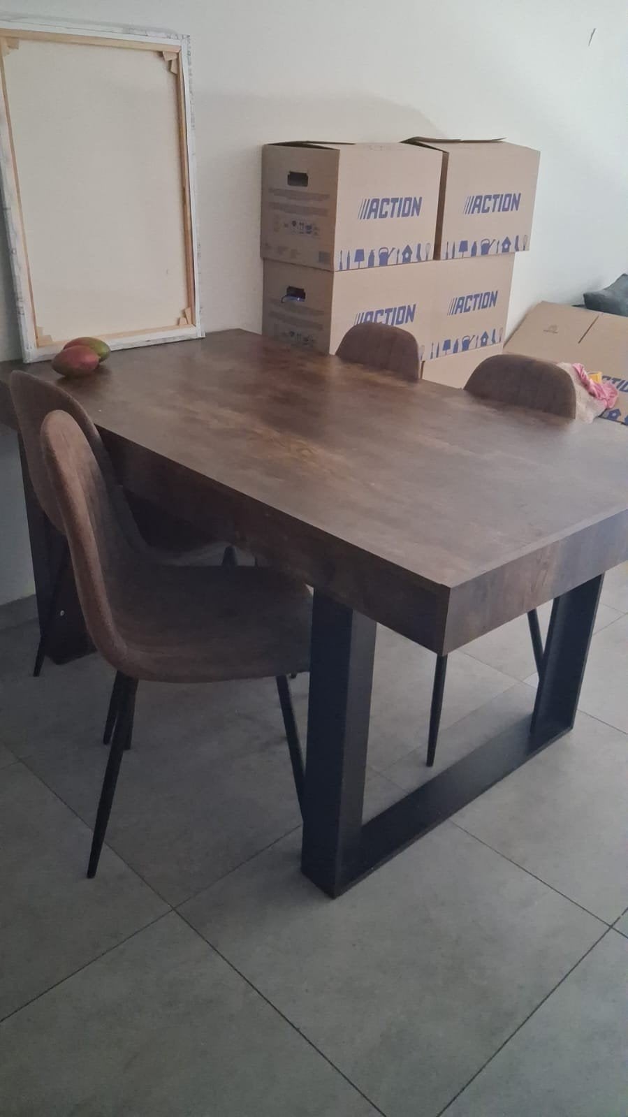 eettafel met 4 stoelen, Huis en Inrichting, Ophalen