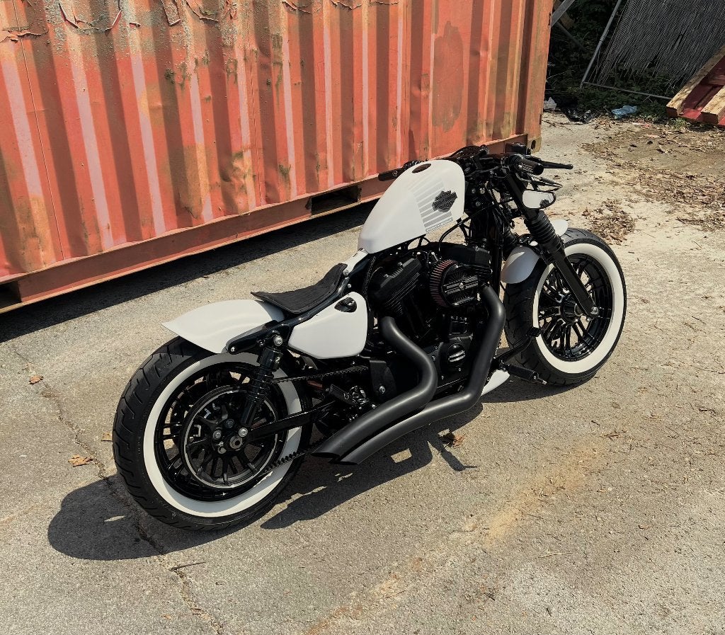 Harley 1200 Forty Eight Bobber Unique Custom Eén van één, 2 cilinders, Nieuw, Sportuitlaat, Particulier