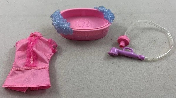 Barbie Clean Up pup accessoires kleding pop 67475, Kinderen en Baby's, Verzenden, Zo goed als nieuw, Barbie