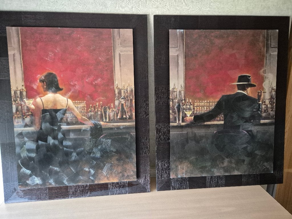 SCHILDERIJEN, Enlèvement, Encadré, Portrait ou Personnes