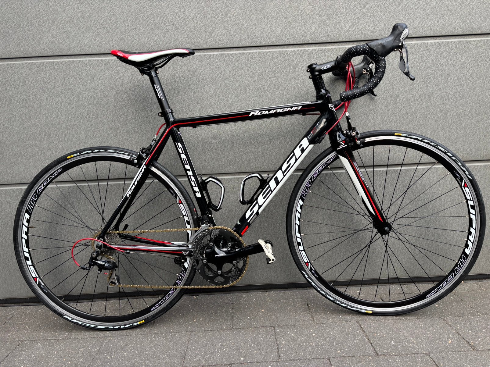 SENSA Romagna 54cm groep 105 10 Speed (1.70m t/m 1.80m), Fietsen en Brommers, 28 inch, Velgrem, Aluminium, Zo goed als nieuw