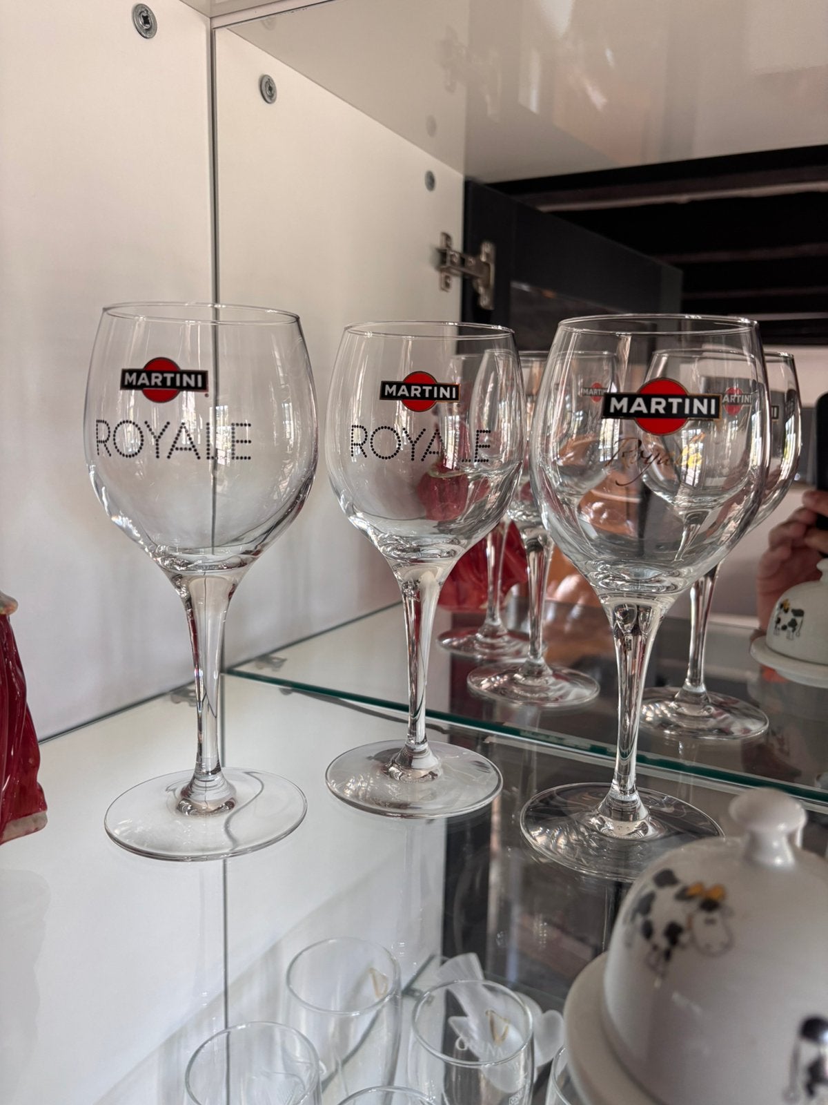 Lot de 6 verres martini royale., Enlèvement ou Envoi, Neuf, Verres et Verres à shot