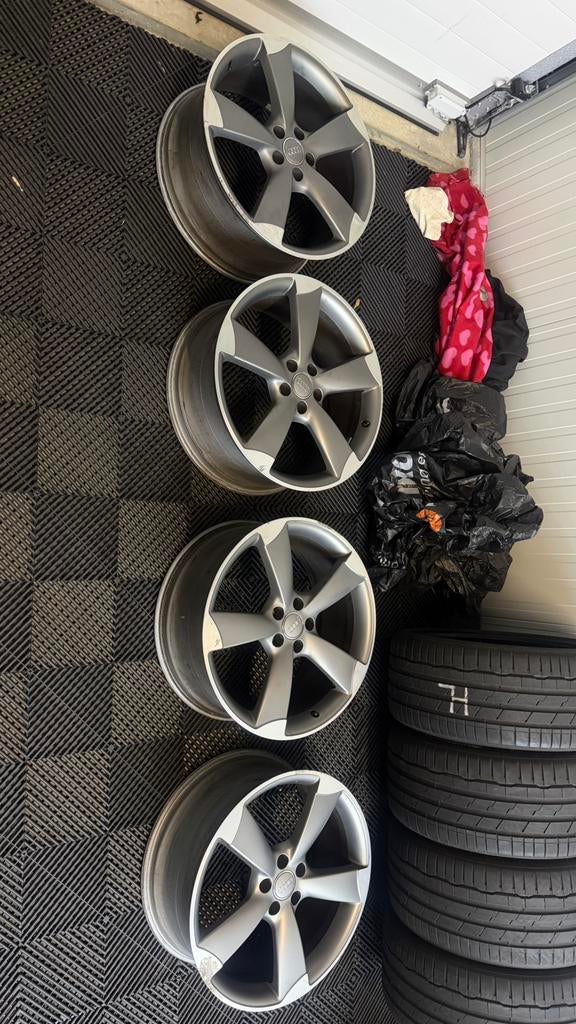 Originele Audi S6 c7 rotor velgen 20 inch 5x112, Auto-onderdelen, Banden en Velgen, Velg(en), 20 inch, Personenwagen, Gebruikt