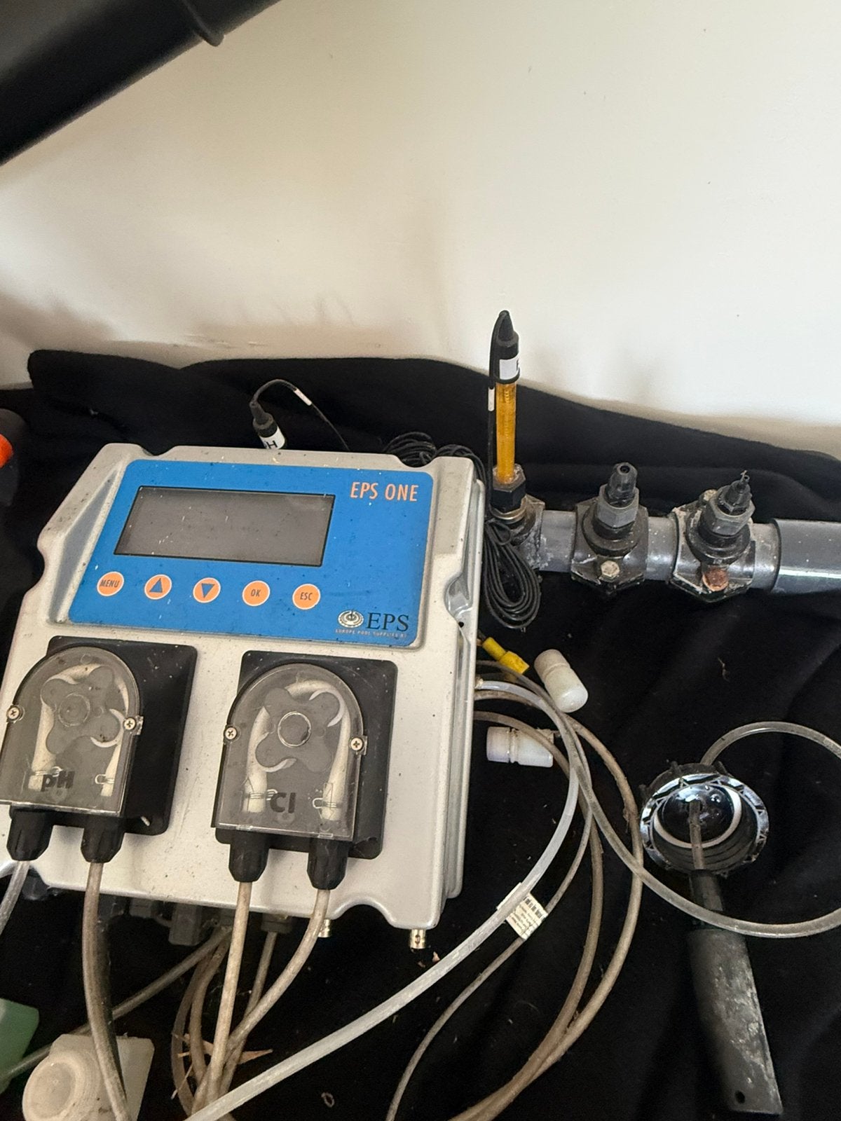 Eps one doseersysteem zwembad, Ophalen, Gebruikt