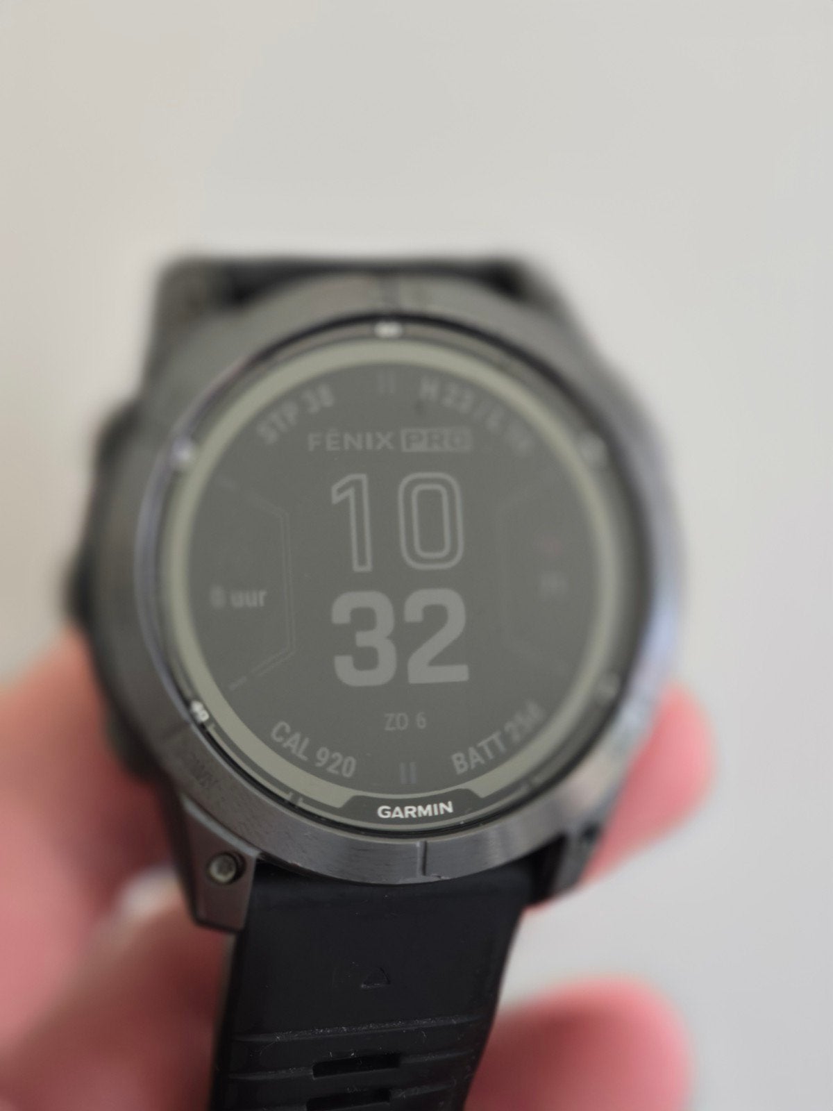 Garmin fenix 7X pro, Ophalen, Gebruikt