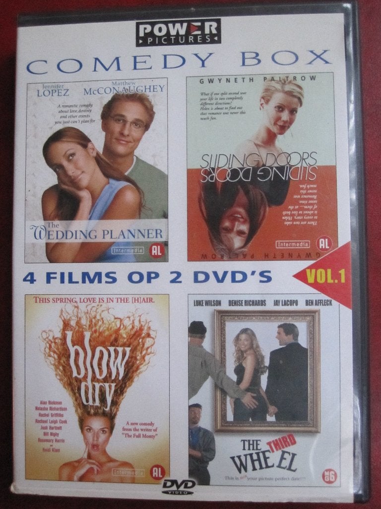 Comedy Box (4 films op 2 disc), Ophalen of Verzenden, Zo goed als nieuw, Vanaf 6 jaar, Boxset