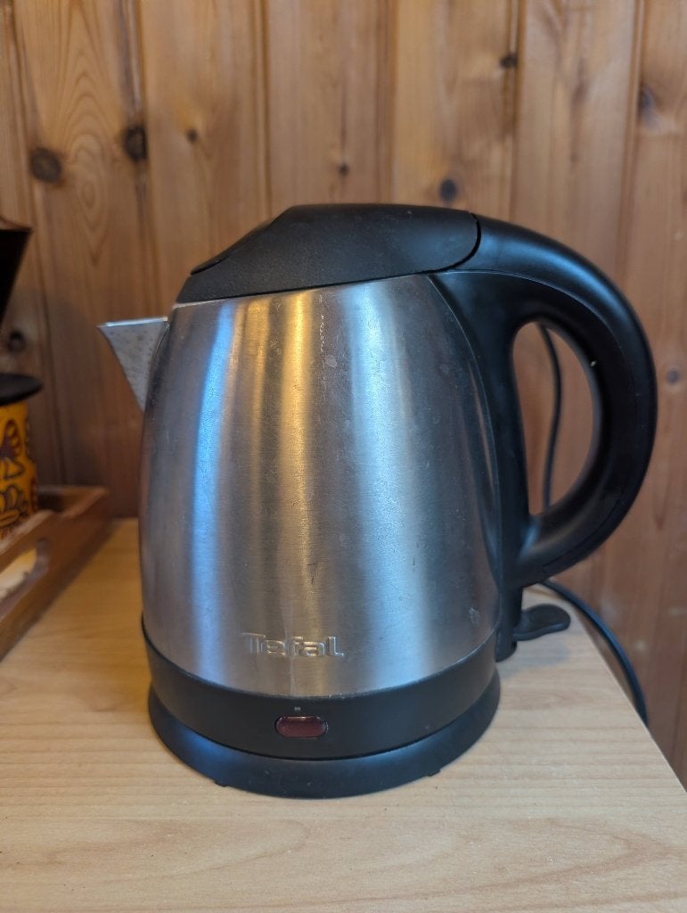 Waterkoker Tefal - staal, 1 tot 2 liter, Ophalen of Verzenden, Gebruikt, Inox