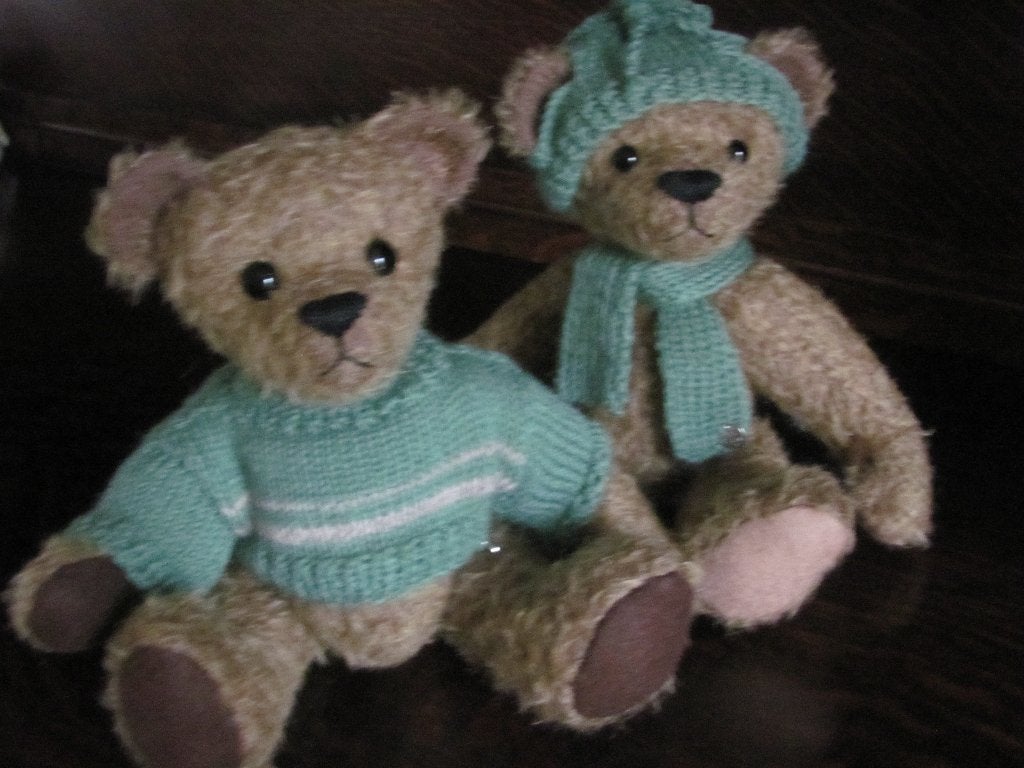 Des amis ! Ours en peluche faits main 25 cm, Enlèvement ou Envoi, Neuf, Ours en tissus, Autres marques
