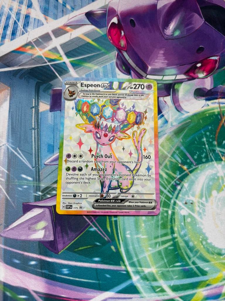 Espeon ex SVP 175 Holo Promo Card – Near Mint Full Art Holo, Ophalen of Verzenden