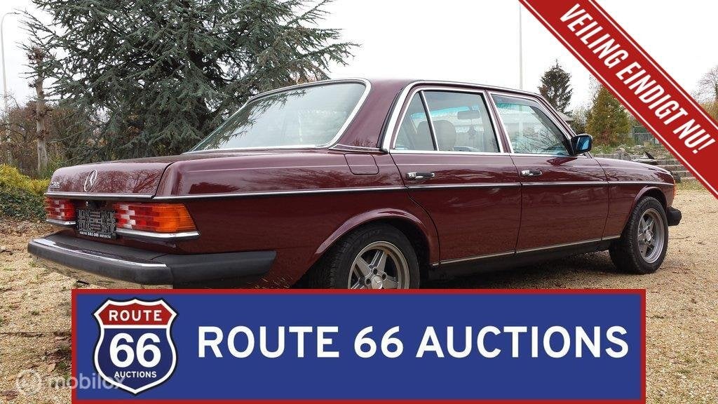 Mercedes-Benz 230E | 1983 | Route 66 Auctions, Autos, Achat, Entreprise, Boîte manuelle, Autre carrosserie