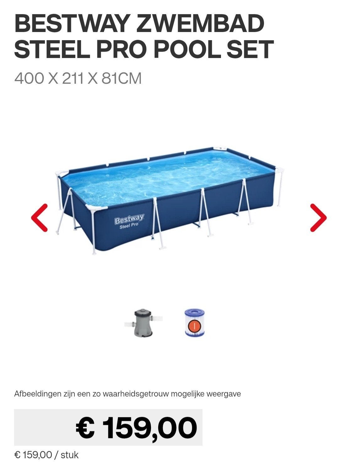 Zwembad Bestway, Tuin en Terras, Zwembaden, Ophalen