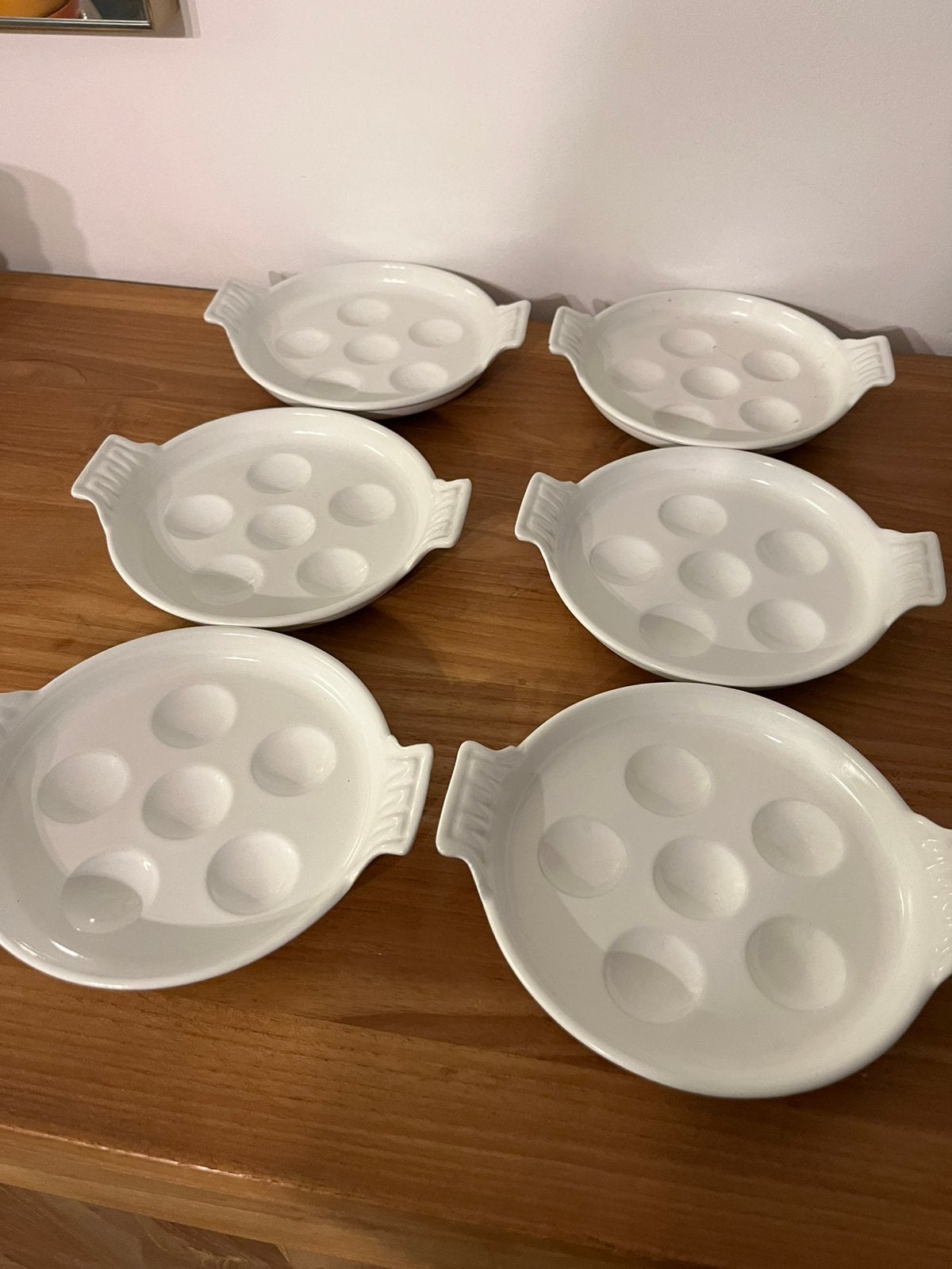LE CREUSET PLATS À ESCARGOTS, Enlèvement ou Envoi