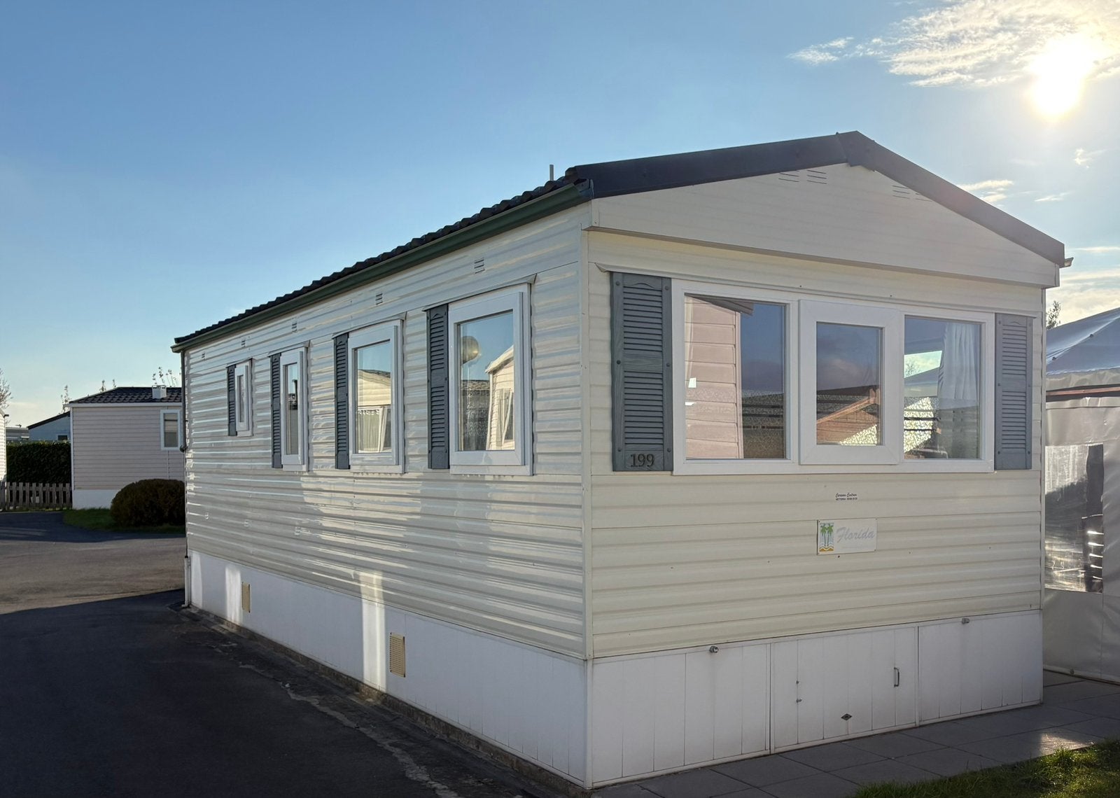 Stacaravan Florida 9m x 3m gebruiksklaar, Caravans en Kamperen, Tot en met 2