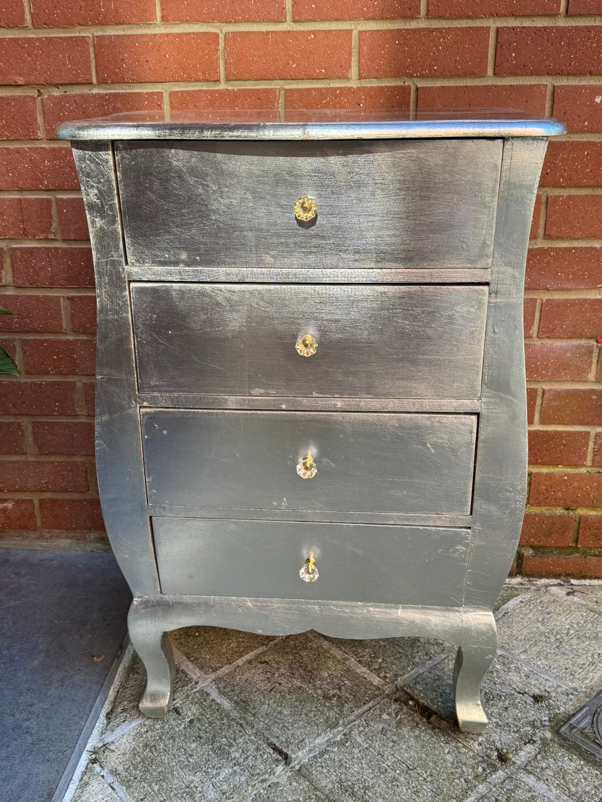 Petite commode argentée, Maison & Meubles, Armoires | Commodes, 3 ou 4 tiroirs, 25 à 50 cm, Moins de 100 cm, Enlèvement