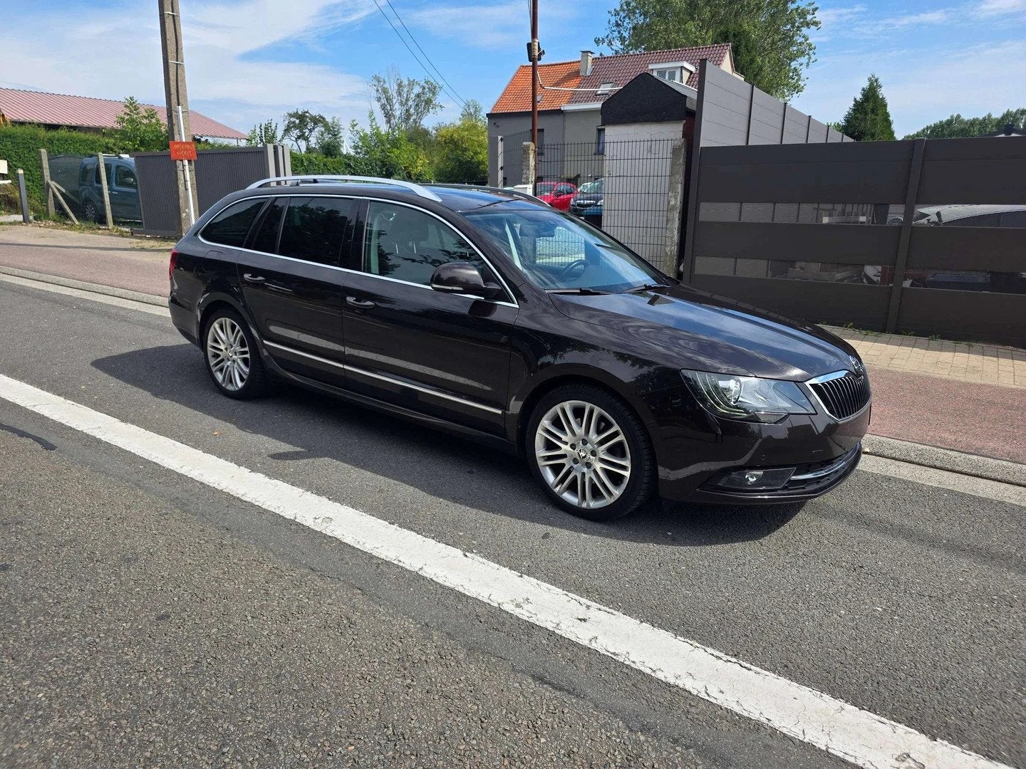 Skoda Superb SW 2.0 CR TDi Elegance 1EIG IN ZEER GOEDE STA, Autos, Cuir, Euro 5, Achat, Entreprise