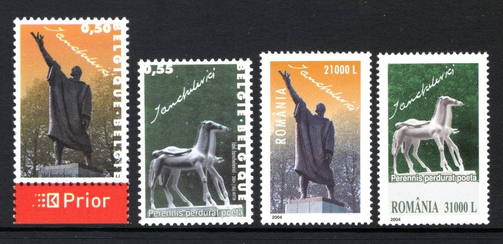 3308/3309 MNH** 2004 - Emission commune Roumanie, Envoi, Non oblitéré, Neuf