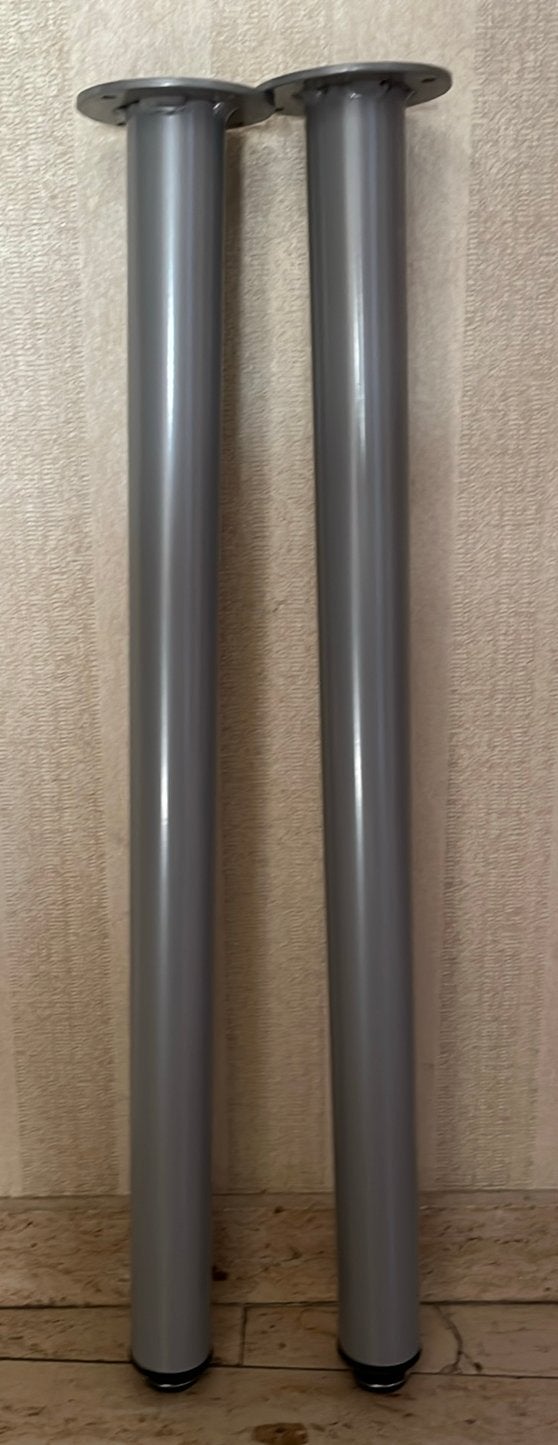 2 ronde tafelpoten (70 x 5), Huis en Inrichting, Tafelonderdelen, Ophalen, Zo goed als nieuw, Tafelpoot