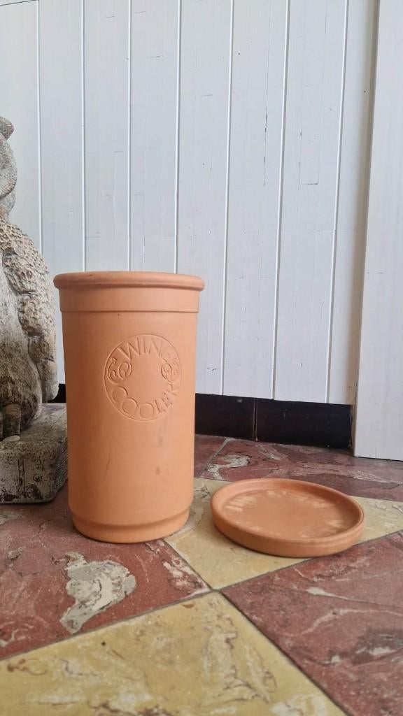 terracotta wijnkoeler, Ophalen