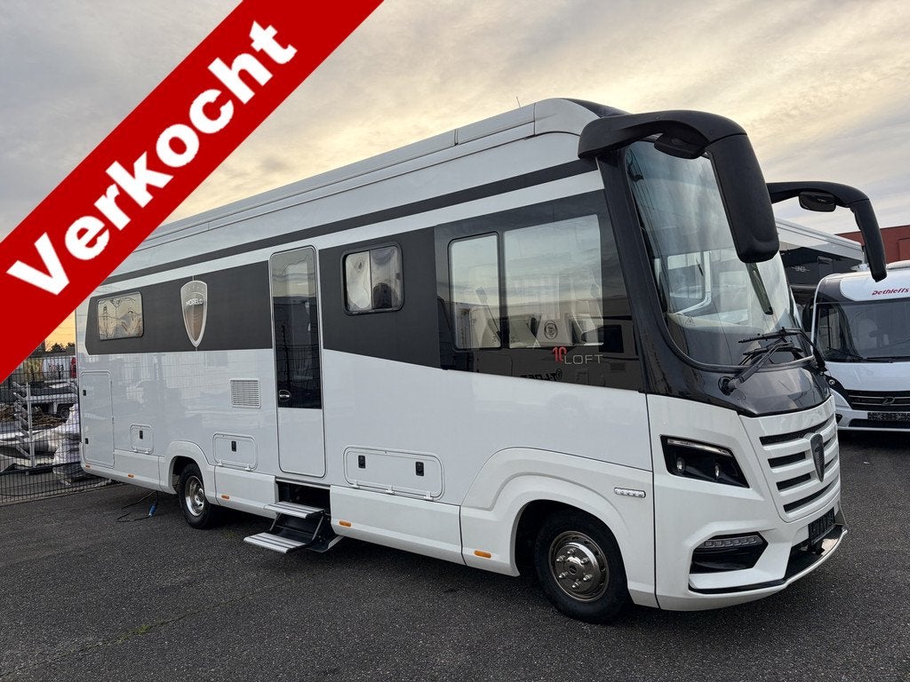 Morelo LOFT 87MB 207pk Aut Queensbed Levelsysteem Luchtverin, Caravanes & Camping, Camping-cars, 8 à 9 mètres, Diesel, Automatique