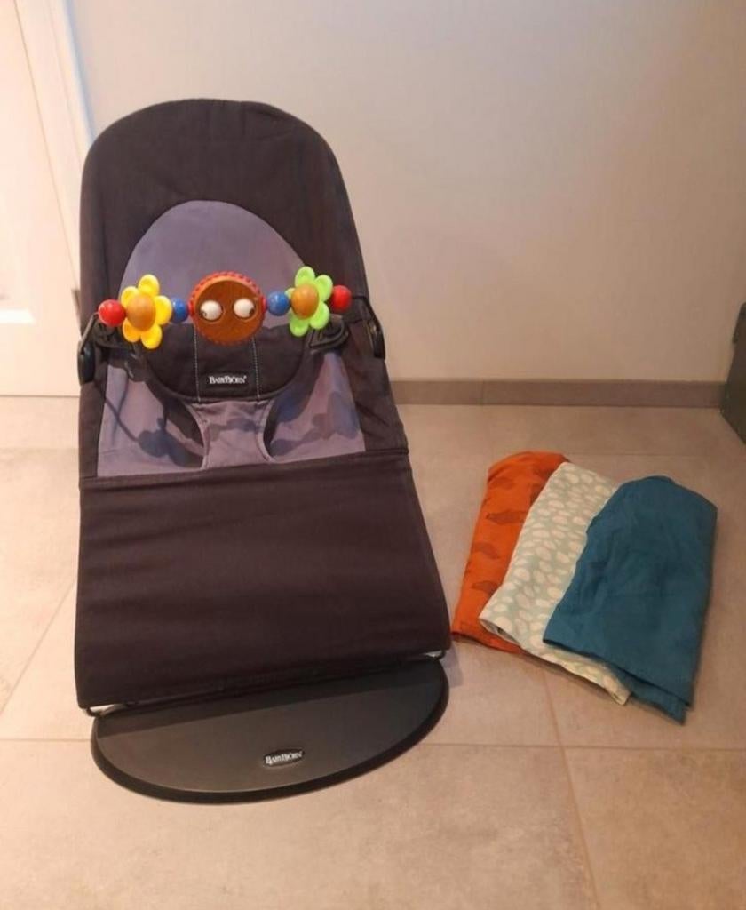 Babybjorn wipper met babybjorn speeltje + hoezen, Kinderen en Baby's, Wipstoeltjes, Ophalen