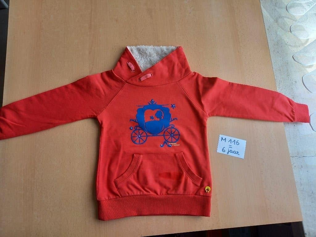 Nieuwstaat pakket meisjeskleding truien/gilets maat 116, Ophalen of Verzenden, Zo goed als nieuw, Maat 116