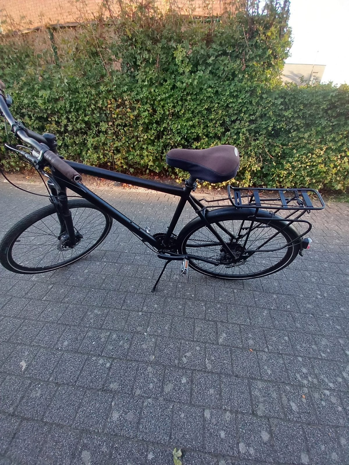 Zwarte Fiets, Fietsen en Brommers, Overige merken, Versnellingen, 49 tot 53 cm, Ophalen of Verzenden