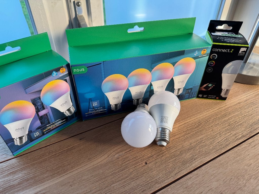 Ensemble d'ampoules LED intelligentesE27 Nous&EgloZigbeeRGB, Enlèvement ou Envoi, Comme neuf