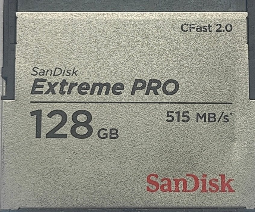 SANDISK EXTREME PRO CFAST 2.0, TV, Hi-fi & Vidéo, Photo | Cartes mémoire, Enlèvement ou Envoi, SanDisk, Utilisé, 128 GB