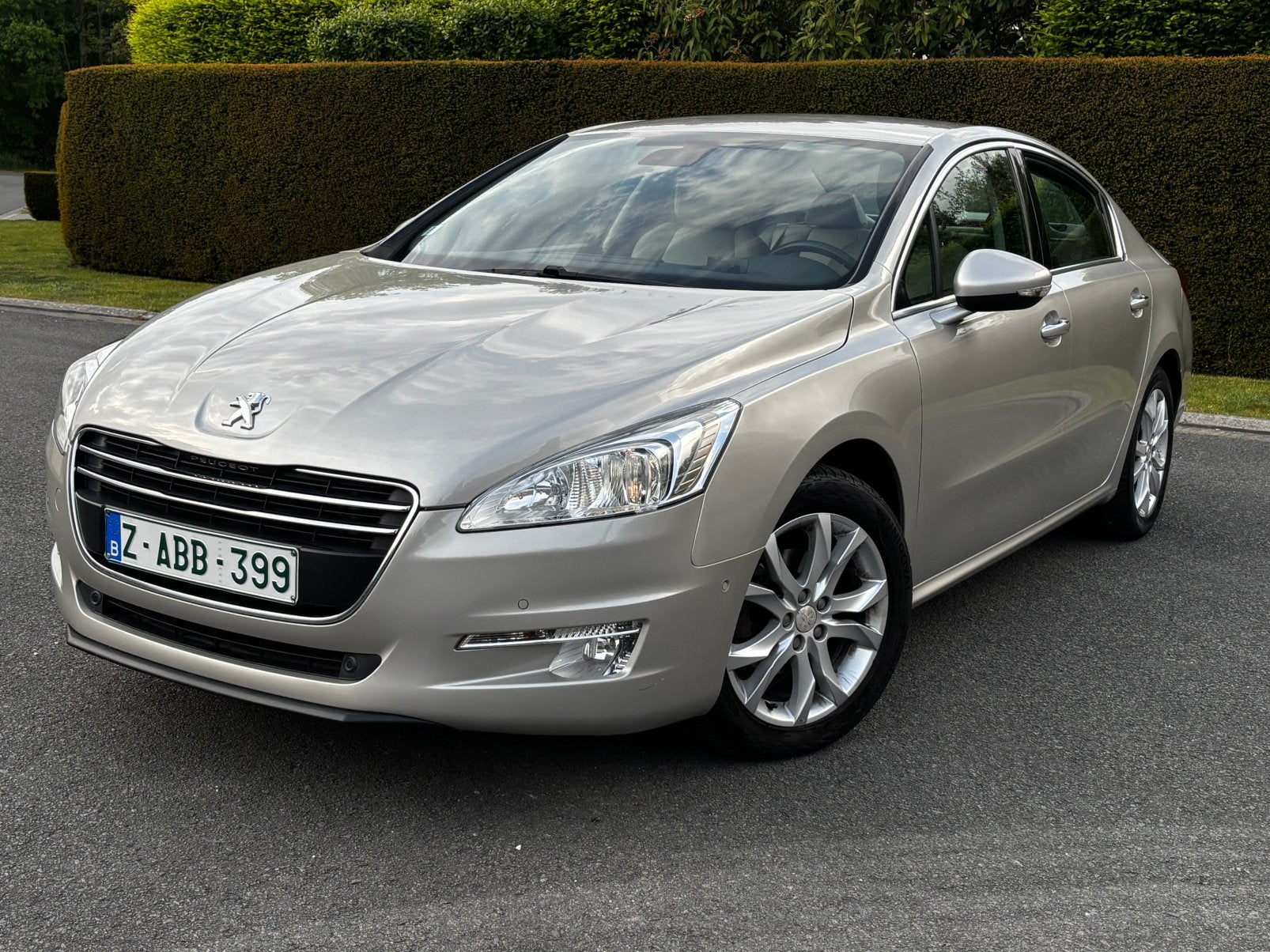 Peugeot 508 2.0 HDI | Head-Up | 2014 | 12 Maanden Garantie, Auto's, Voorwielaandrijving, 4 deurs, Beige, Elektronische parkeerrem