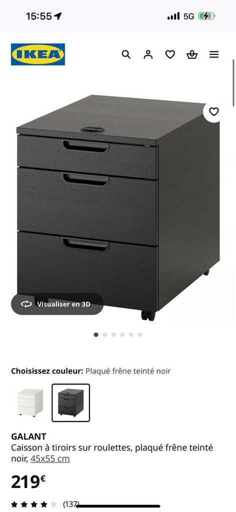Armoire ikea avec Code, Enlèvement