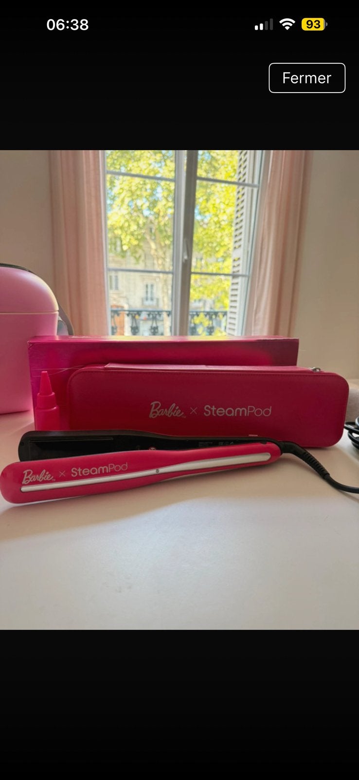Steampod 3 barbie quasi neuf, Ophalen of Verzenden, Zo goed als nieuw