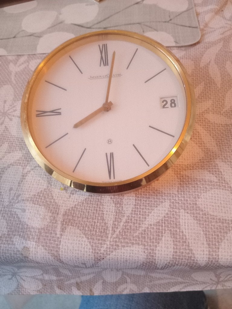 Pendule jaeger lecoutre, Handtassen en Accessoires, Horloges | Antiek, Overige merken, Overige materialen, Verguld, 1930 tot 1960