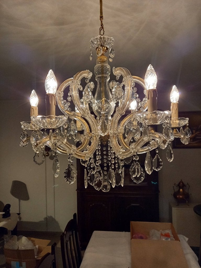 Luster kristal, Ophalen, Zo goed als nieuw, Glas