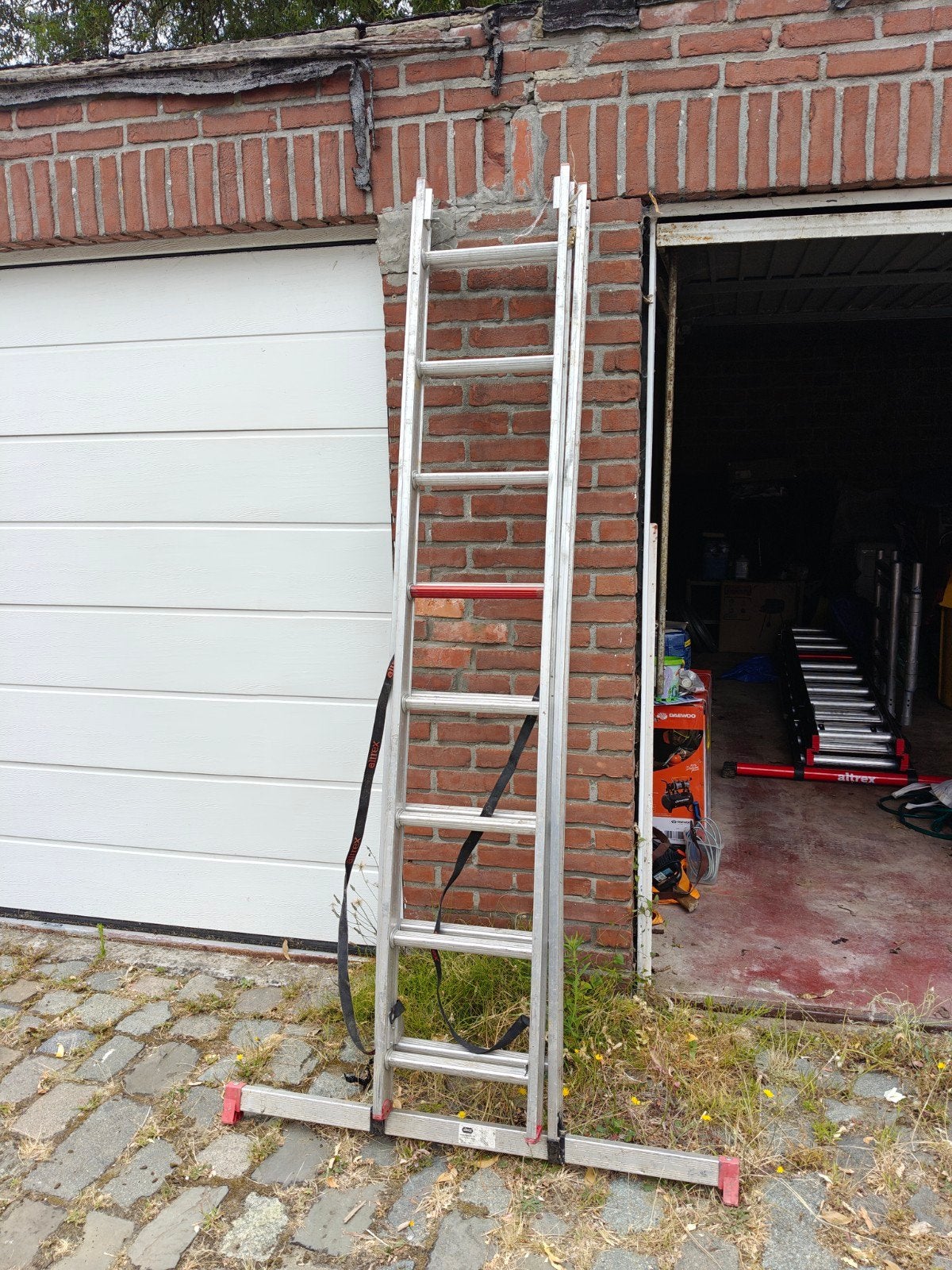 Altrex ladder, 2 delig., Ophalen, Gebruikt, Ladder