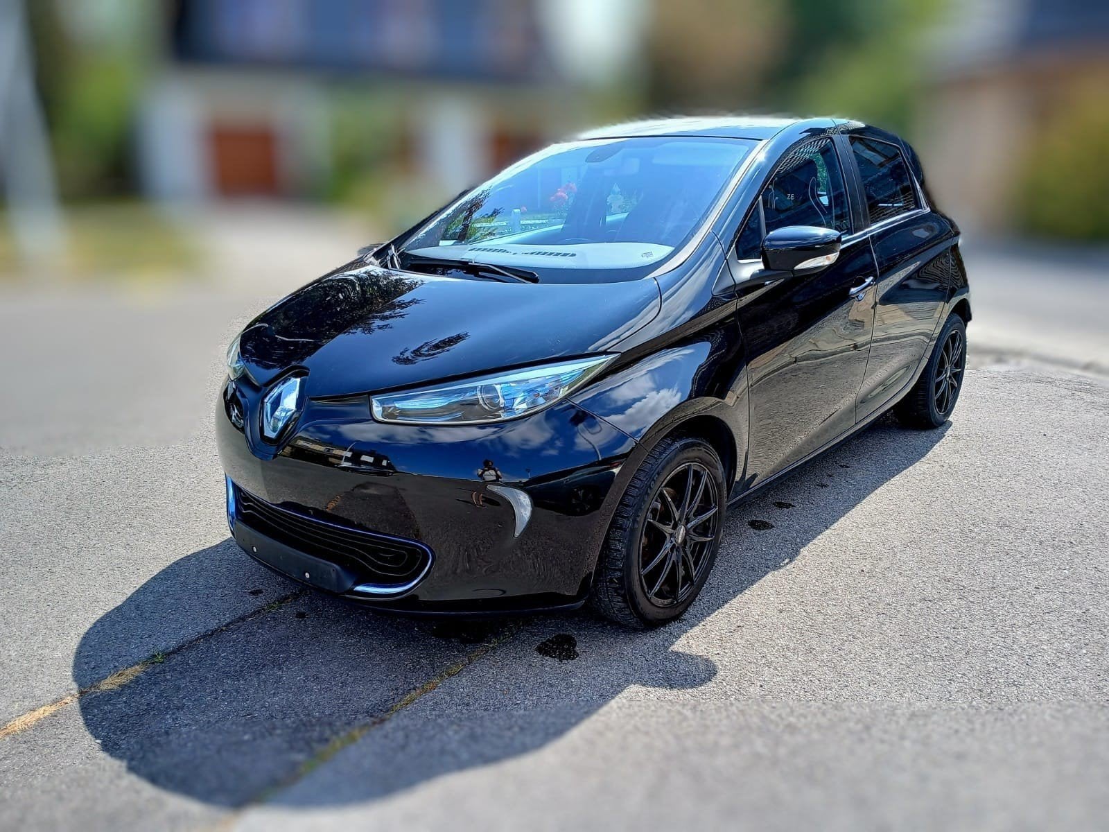 Renault ZOE 22 kWh, Auto's, Parkeersensor, Zwart, Elektrisch, 5 zetels