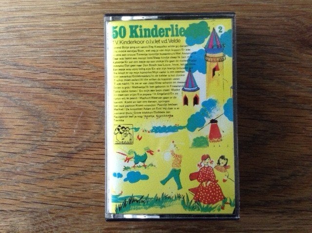 muziekcassette t.v. kinderkoor o.l.v. let van der velde, Enlèvement ou Envoi, En néerlandais, 1 cassette audio, Originale