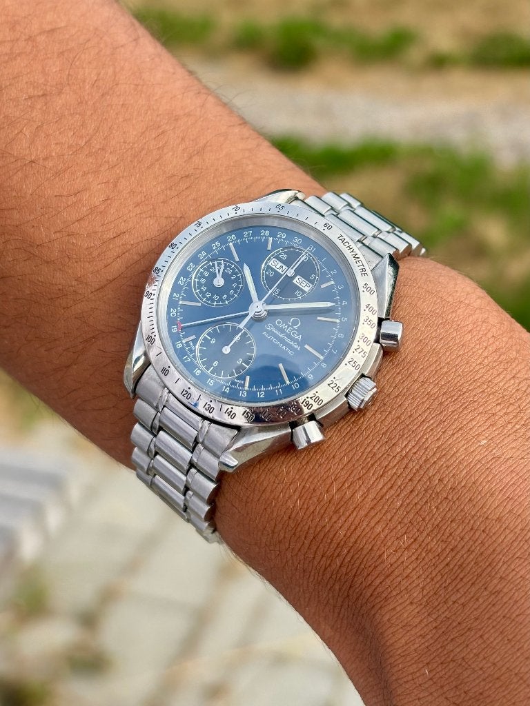 Omega Speedmaster 3521.80.00, Ophalen, Staal, Staal, Polshorloge