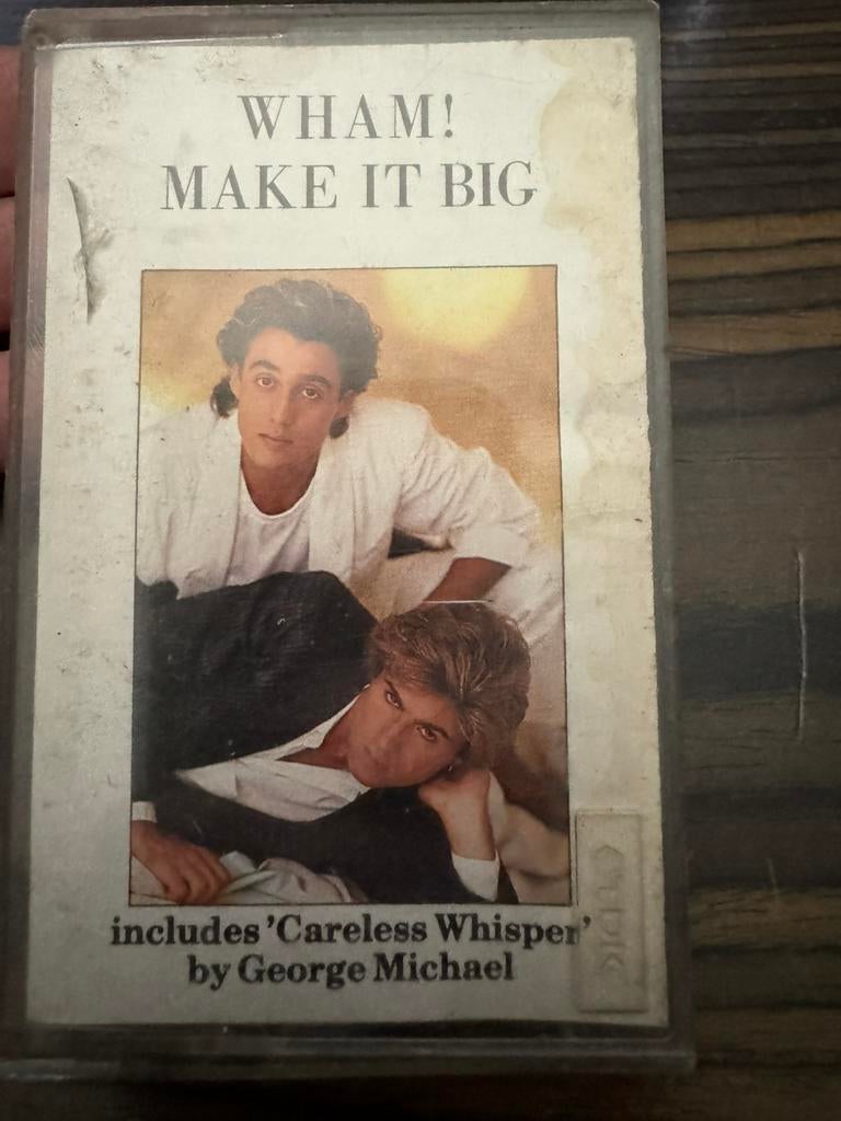 originele cassette van Wham! - "Make It Big", Cd's en Dvd's, Cassettebandjes, Gebruikt, 1 bandje, Ophalen of Verzenden, Origineel