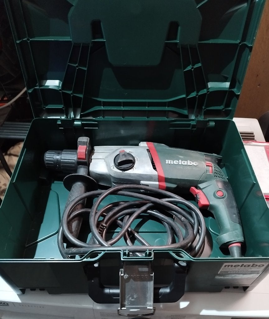 Perceuse multifonctions Metabo avec système SDS+ systainer., Bricolage & Construction, Enlèvement ou Envoi, Perceuse, Mécanisme de percussion