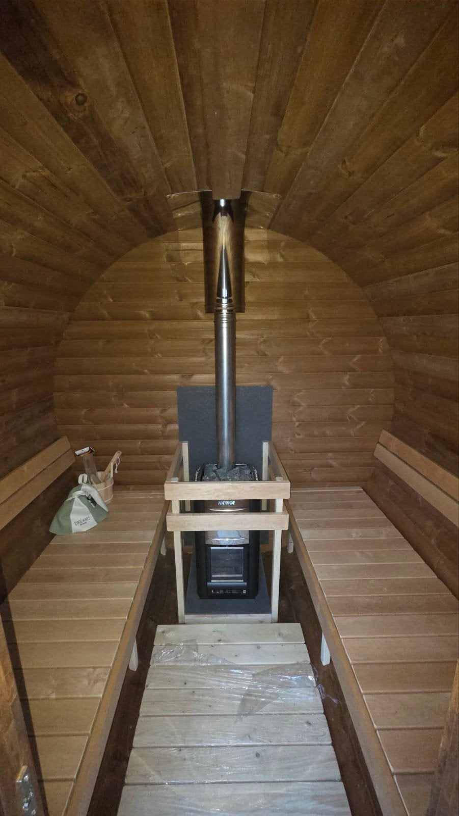 Livraison et installation gratuites d'un sauna en baril de 2, Enlèvement ou Envoi