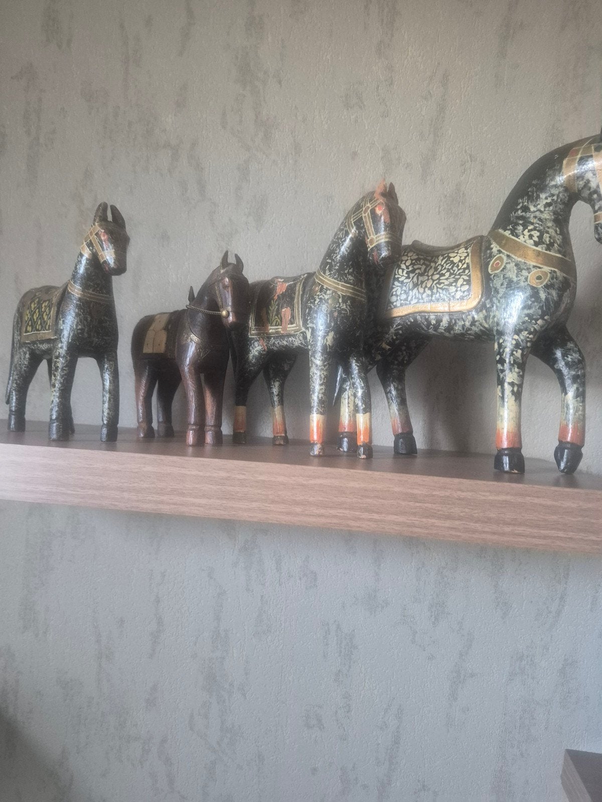houten paarden uit India, Enlèvement, Utilisé
