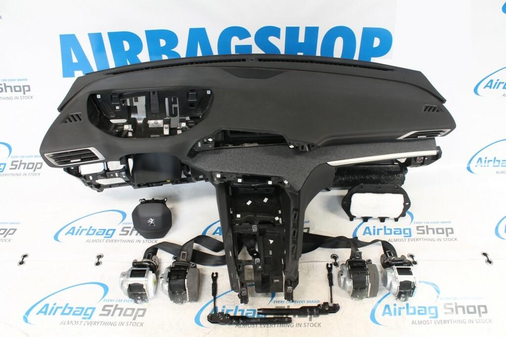 Airbag set - dashboard met stiksel peugeot 3008 (2016-heden)