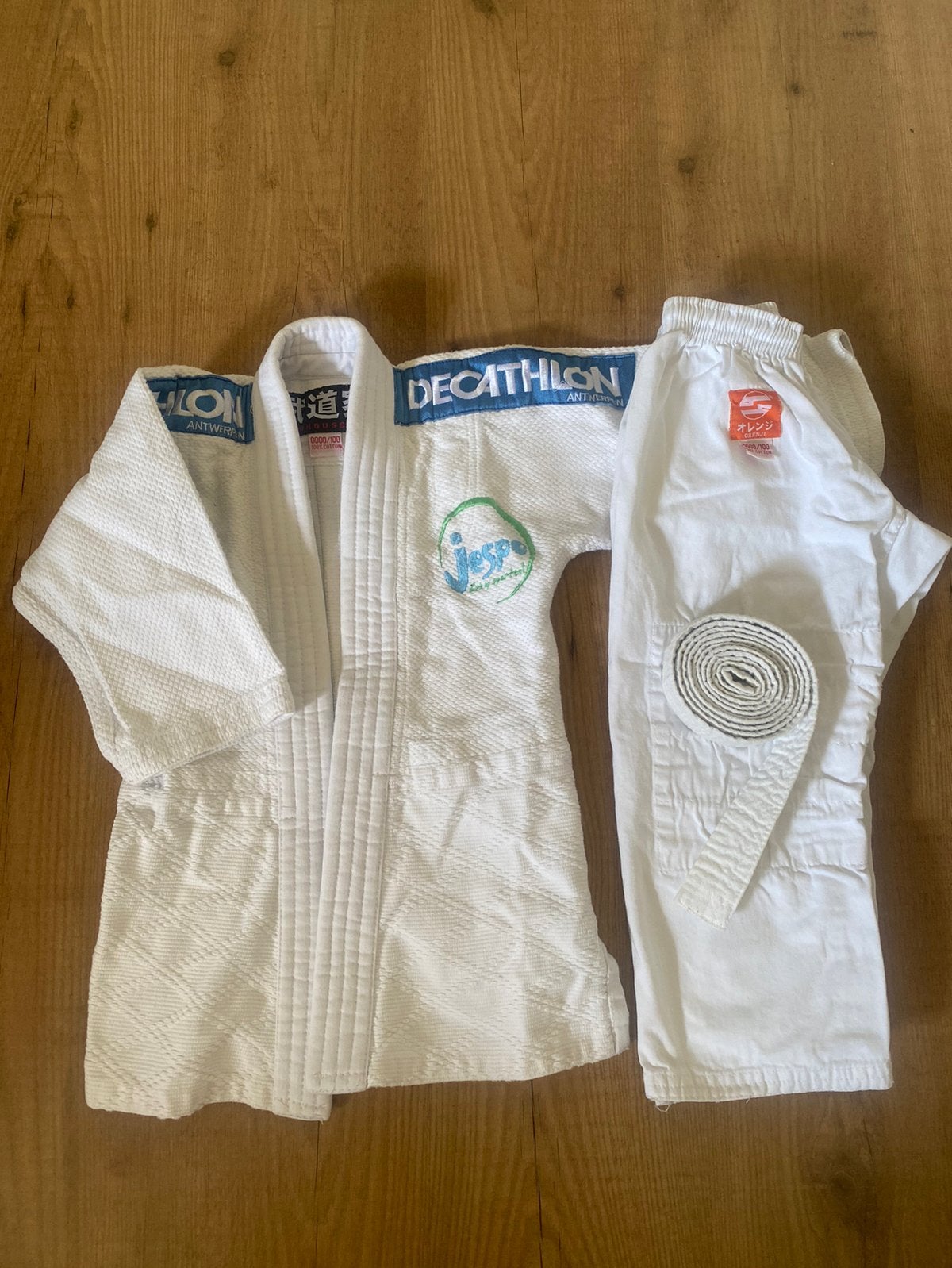 Judo pak 5-6 jaar, Sport en Fitness, Vechtsporten en Zelfverdediging, Ophalen, Zo goed als nieuw, Judo