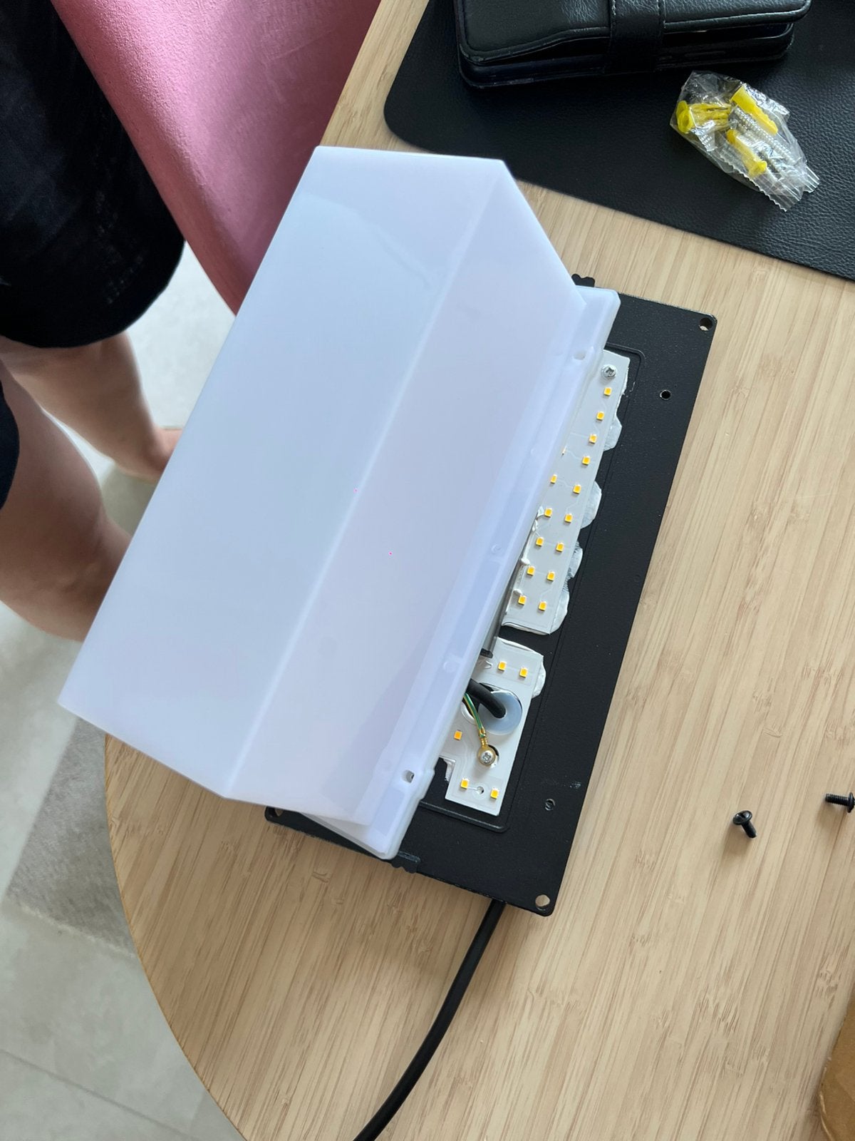 2x LED Buitenwandlampen, Enlèvement, Neuf, Lampe d'extérieur, LED