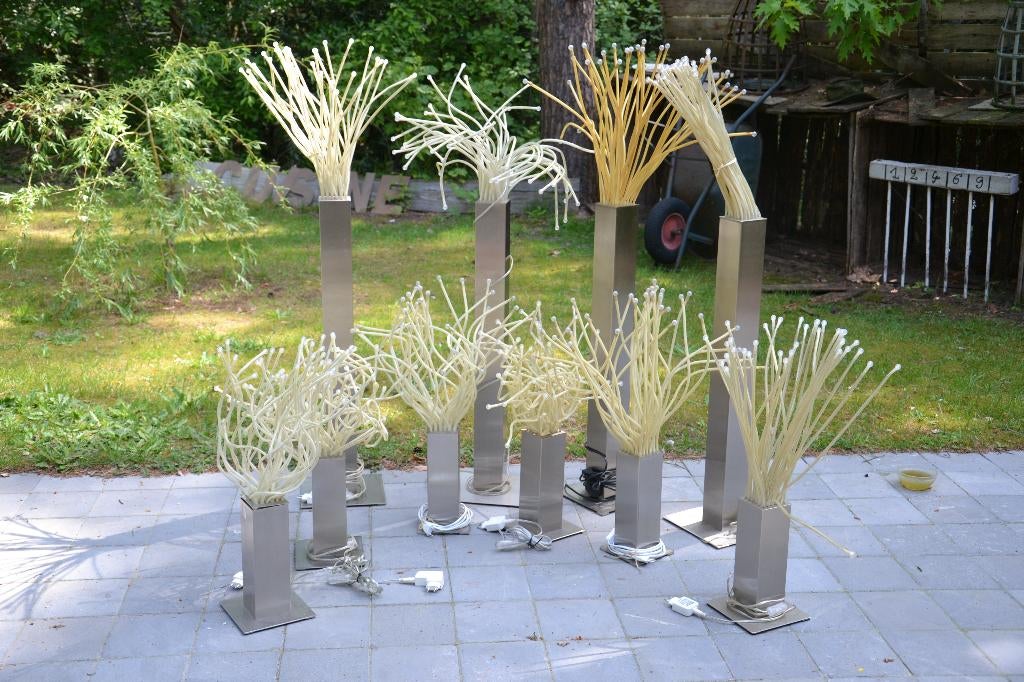 Vintage  Stranne lampen, Ophalen, Gebruikt, Metaal, 100 tot 150 cm