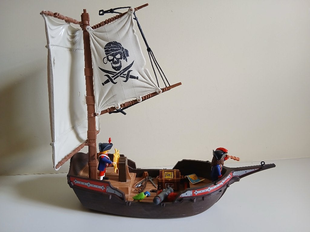 Playmobil Piratenboot, Kinderen en Baby's, Ophalen, Zo goed als nieuw