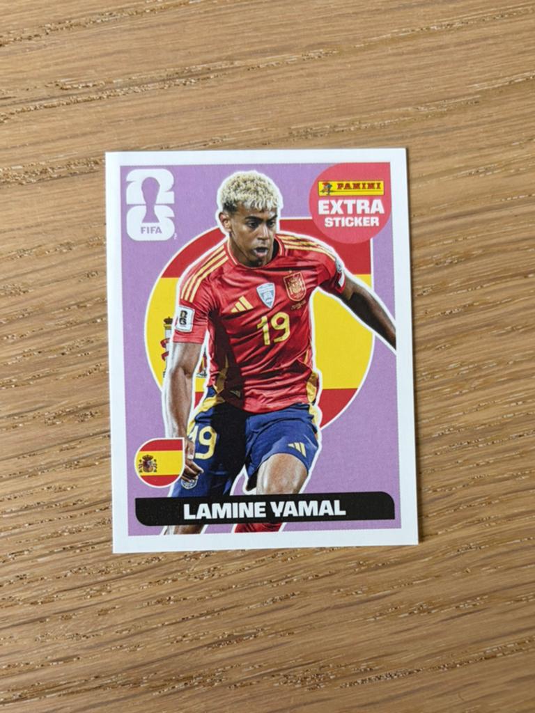Autocollant supplémentaire Lamine Yamal Panini, Enlèvement ou Envoi, Comme neuf